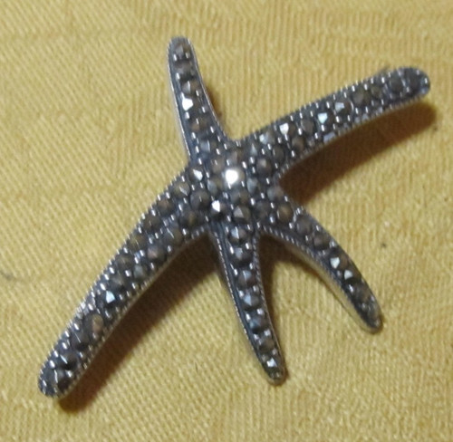 Belle broche ancienne étoile
