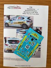 DECALS 1/43 RENAULT CLIO