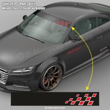 RACING paresoleil sunstrip Windschutzscheibe aufkleber TT A1 A3 A4 S4 A5 A6 A7