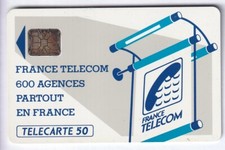 VARIETE TELECARTE LOGO .. 50U Te39 SC6 RECTIFIE PE/GE DECALE ?/25234 TBE C.210€