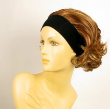 turban chimio cheveux bouclé châtain cuivré méché blond clair ref ana en 6bt27b