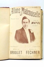 Recueil de 47 partitions chansonettes  c. 1890