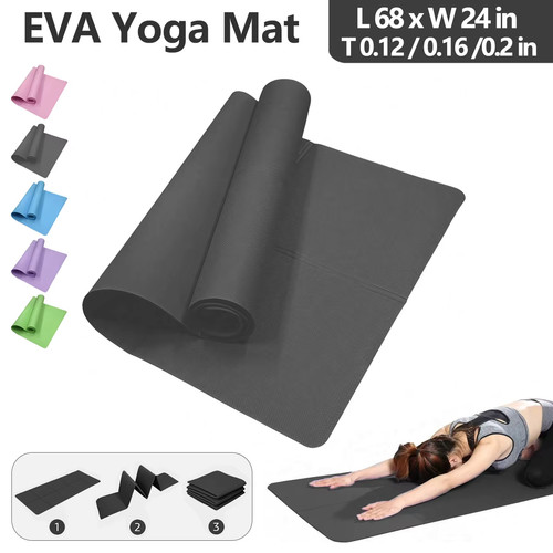 Tapis yoga pliable écologique - yoga,