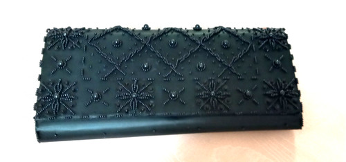Pochette soiree perles - de, en