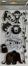 clear stamps tampon transparent Jungle