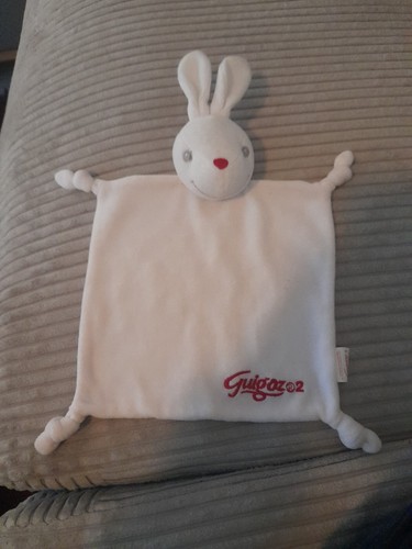 Doudou carre guigoz lapin - guigoz,