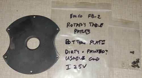 Emco rotary table - emco, pn