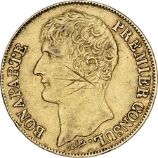France, 40 Francs, Napoléon