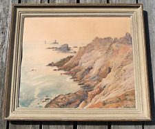 BRIMEAU Marcel Jean (1889-1990)  "La Pointe du Raz" -  Dessin Aquarelle signé