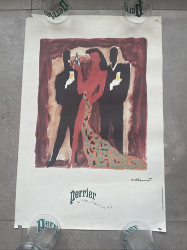 Affiche originale perrier par - affiche,