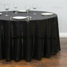 Rond Sequin Nappes Table Tissu