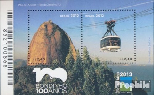 Timbres brésil 2012 - , bloc