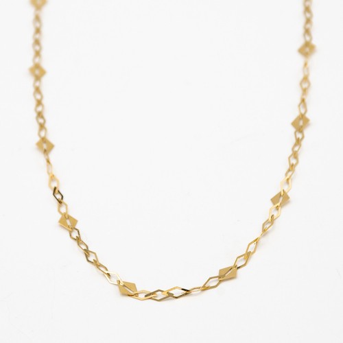 Collier losange jaune - losange, 18