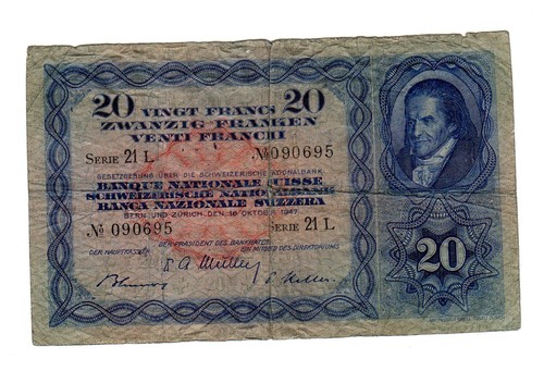 Suisse switzerland billet - suisse, 20