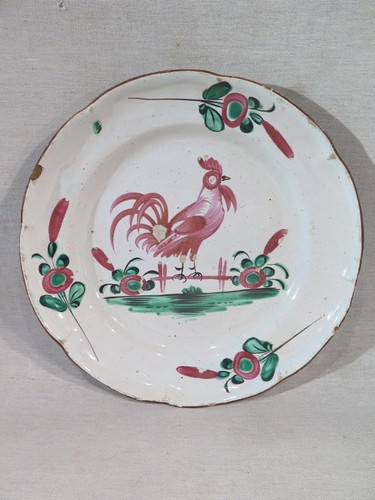 Ancienne assiette faience - assiette, de