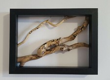 Cadre avec déco en bois