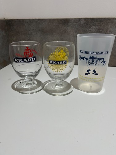 Verres ricard 1 gobelet - 2,