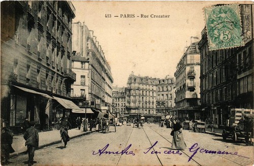 Cpa paris 12e rue - cpa,