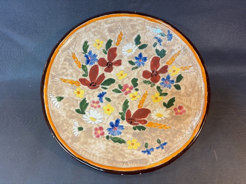 Ancien grand plat - , terre