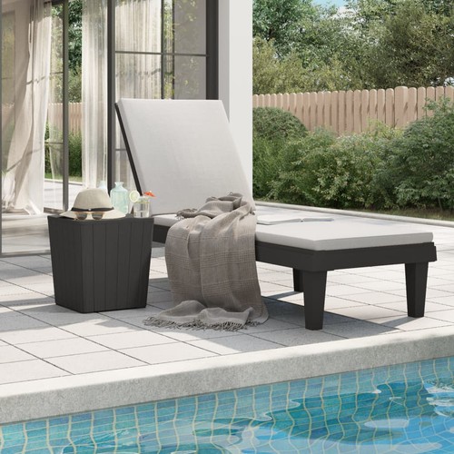 Chaise longue lit bronzage - longue, de