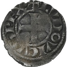 [#1273596] France, Louis VIII-IX, Denier Tournois, 1223-1244, Billon, VF