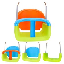 ® 3-en-1 Balançoire pour Enfant avec Corde réglable - Aire de Jeux portique S...