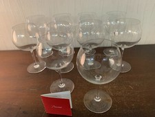 9 verres à bourgogne modèle 100.169 en cristal de Baccarat (prix à la pièce)