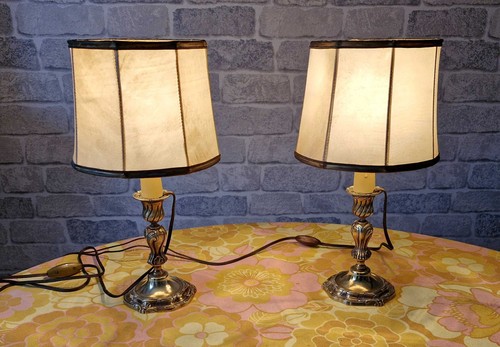 Paire lampes poser style - lampes, à