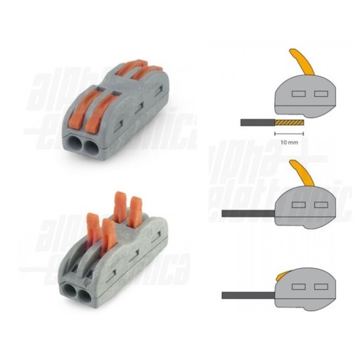 Lot morsettes rapides 2 - 10,