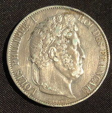 5 francs argent louis philippe