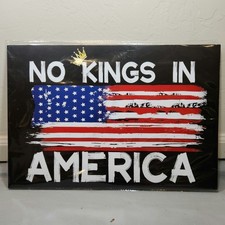 Non Roi En Amérique Drapeau