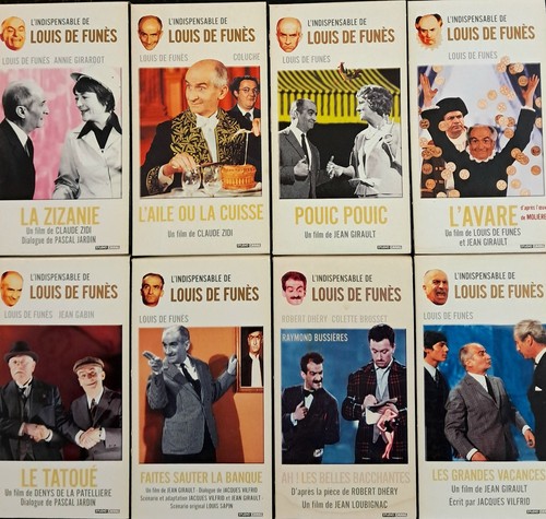 Lot vhs louis funès - vhs, funès-