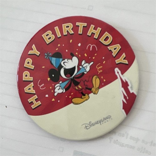 Disney badge mickey happy - badge,