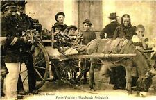 CORSE CORSICA - PORTO-VECCHIO Marchande ambulante -Reproduction d'une cpa rare  