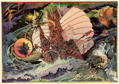 Druillet très rare affiche - rare, la