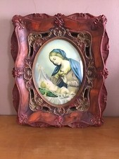 Cadre religieux en bois et