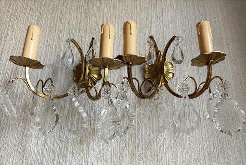 Paire appliques bronze - en,