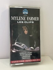 Mylene Farmer VHS K7 vidéo Les Clips Vol 1 Boitier Cristal Transparent 2eme Pres