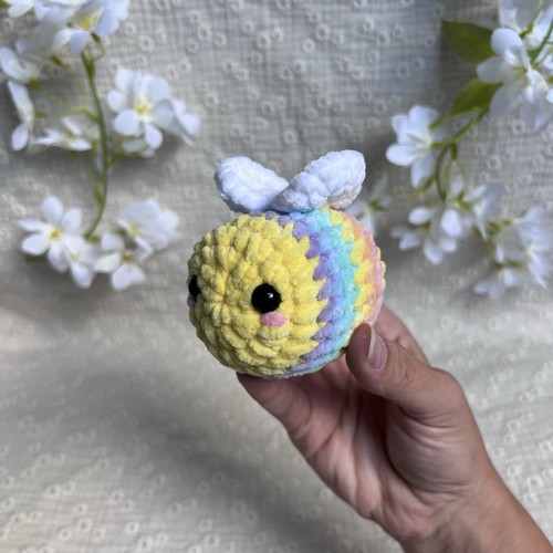 Peluche abeille crochet - abeille,