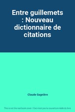 Entre guillemets : Nouveau