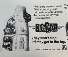 D.C. CAB Movie Mini Ad Sheet