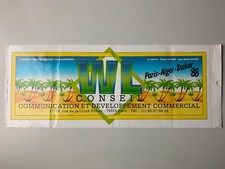 STICKER PARIS ALGER DAKAR 88