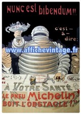 affiche poster michelin