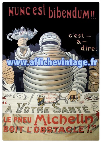 Affiche poster michelin - affiche,
