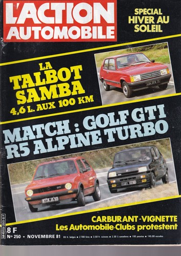 Action automobile 250 - automobile, n°250