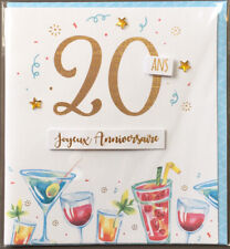 Carte Anniversaire : Joyeux Anniversaire 20 ans