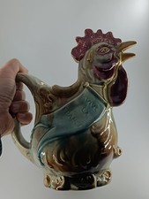 Pichet barbotine coq Vive la