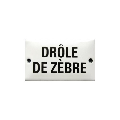 Plaque humoristique