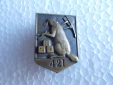 insigne militaire français:421°Régiment de pionniers épingle à bascule RARE