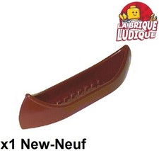 Lego 1x Bateau Boat Boat canoë canoe indien marron/reddish brown 6021 NEUF
